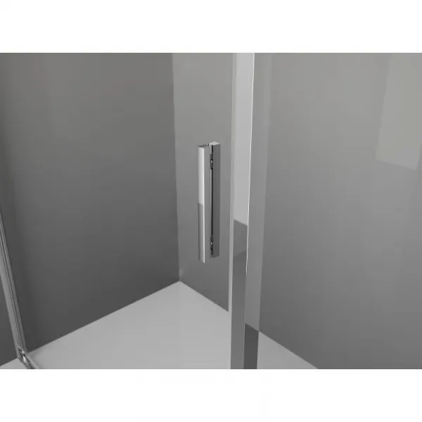 MEXEN/S - Exo sprchovací kút, posuvné dvere 155 x 80, transparent, chróm 8151-155-080-01-00