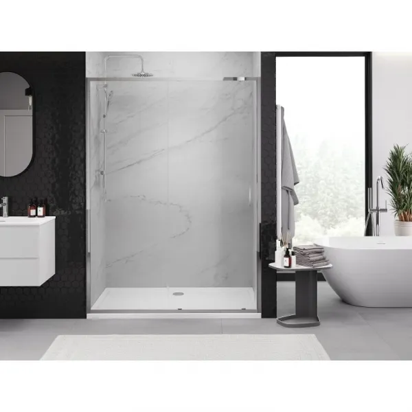 MEXEN - Exo posuvné sprchové dvere 135, transparent, chróm 8151-135-000-01-00