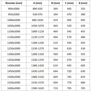 MEXEN - Exo posuvné sprchové dvere 155, transparent, chróm 8151-155-000-01-00