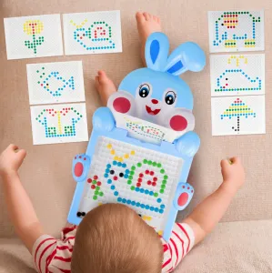 Edukačnámagnetickátabuľapredetiskorálikmiašablónami