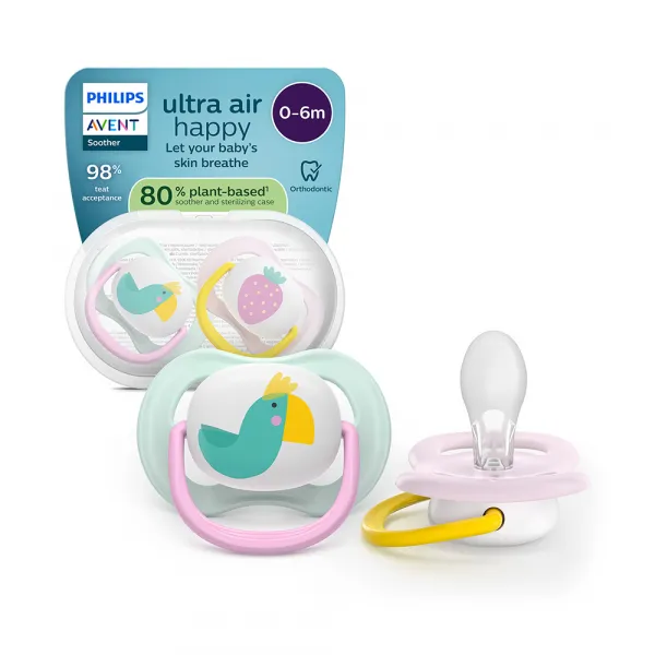 Philips AVENT Cumlík Ultra air obrázok 0-6m dievča 2ks