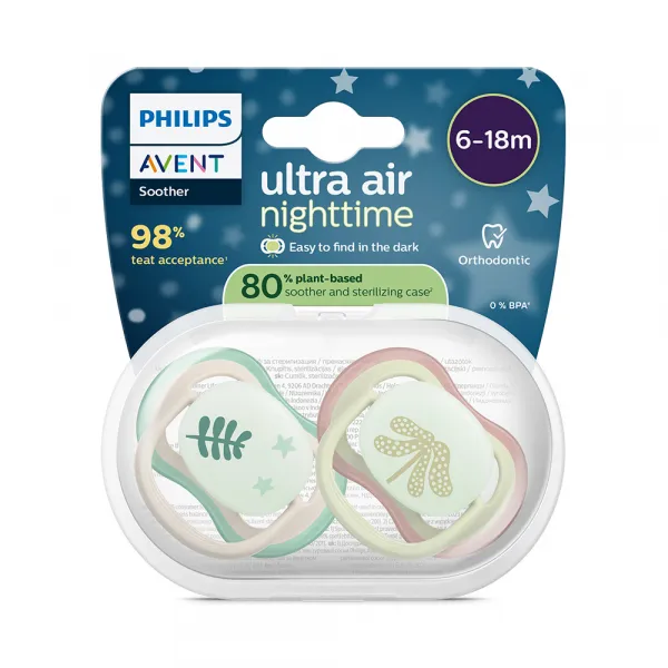 Philips AVENT Cumlík Ultra air nočný 6-18m neutral 2ks