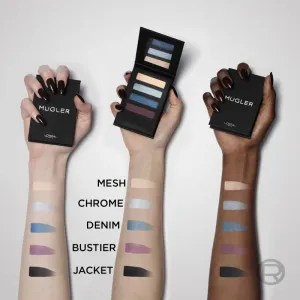 L’Oréal Paris x Mugler paletka očných tieňov odtieň Midnight 8 g