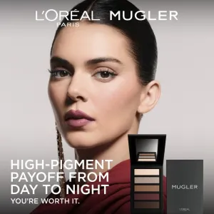 L’Oréal Paris x Mugler paletka očných tieňov odtieň Nude 8 g