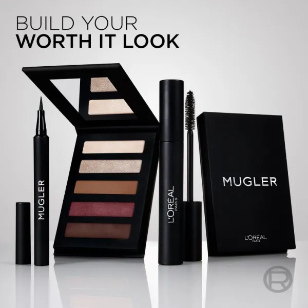 L’Oréal Paris x Mugler paletka očných tieňov odtieň Nude 8 g