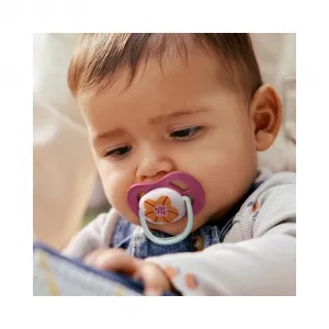 Philips AVENT Cumlík Ultra air obrázok 6-18m dievča 2ks