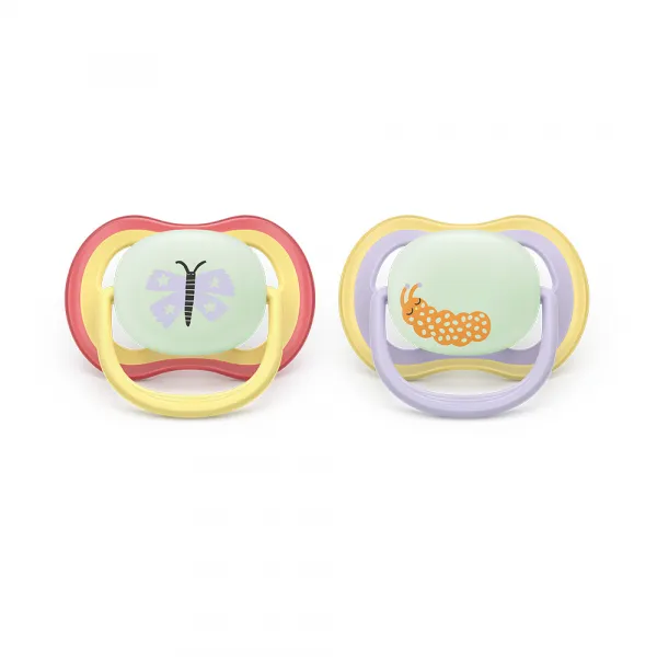 Philips AVENT Cumlík Ultra air nočný 0-6m dievča 2ks