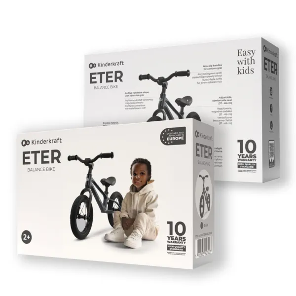 Odrážadlo Kinderkraft Eter Black