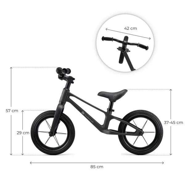 Odrážadlo Kinderkraft Eter Black