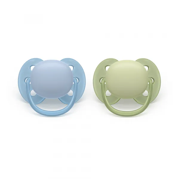 Philips AVENT Cumlík Ultrasoft Premium 0-6m chlapec 2 ks
