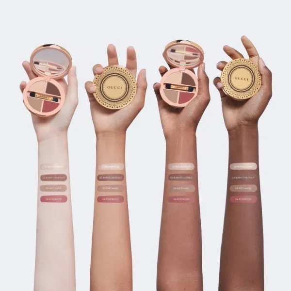 Gucci Gucci Beauty Palette de Beauté Quatuor multifunkčné líčidlo na oči, pery a tvár odtieň 01 Summerina Brown 6.1 g