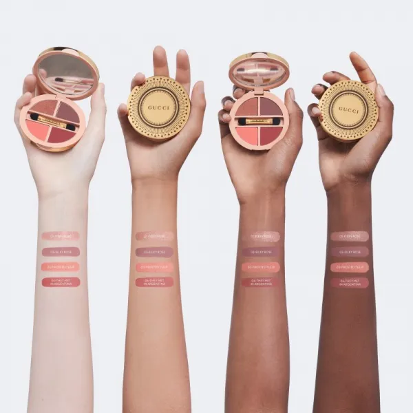 Gucci Gucci Beauty Palette de Beauté Quatuor multifunkčné líčidlo na oči, pery a tvár odtieň 02 Rosa Nitida 6.1 g