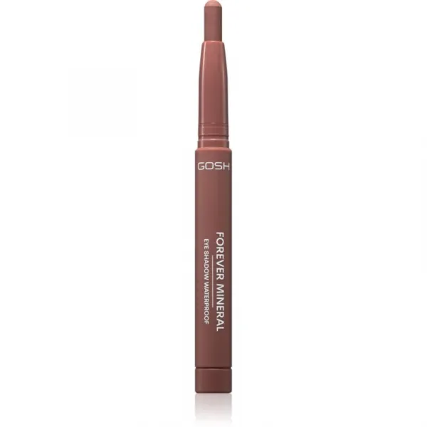 GOSH COPENHAGEN Forever Mineral Matte dlhotrvajúce očné tiene v ceruzke odtieň 016 Matt Chocolate 1.4 g