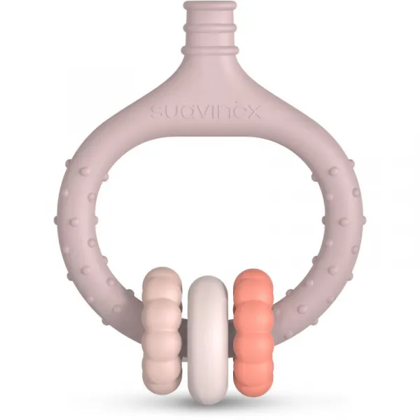 Suavinex Gum Massager hryzadielko 0 m+ Pink 1 ks