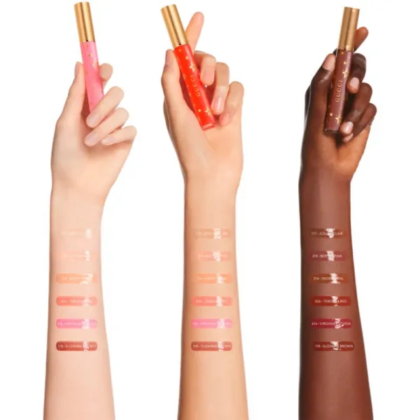 Gucci Gucci Beauty Gloss à Lèvres lesk na pery pre väčší objem odtieň 219 Bertha Pink 6.5 ml