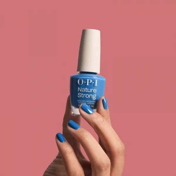 OPI Nature Strong Nails&Skin lak na nechty vegan odtieň Fresh as a Blue Daisy 15 ml