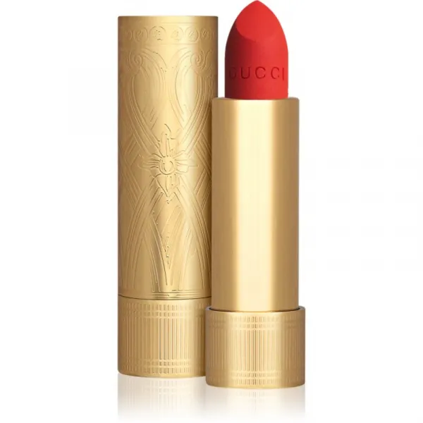 Gucci Gucci Beauty Rouge à Lèvres Matte Lipstick matný rúž odtieň 302 Agatha Orange 3.5 g