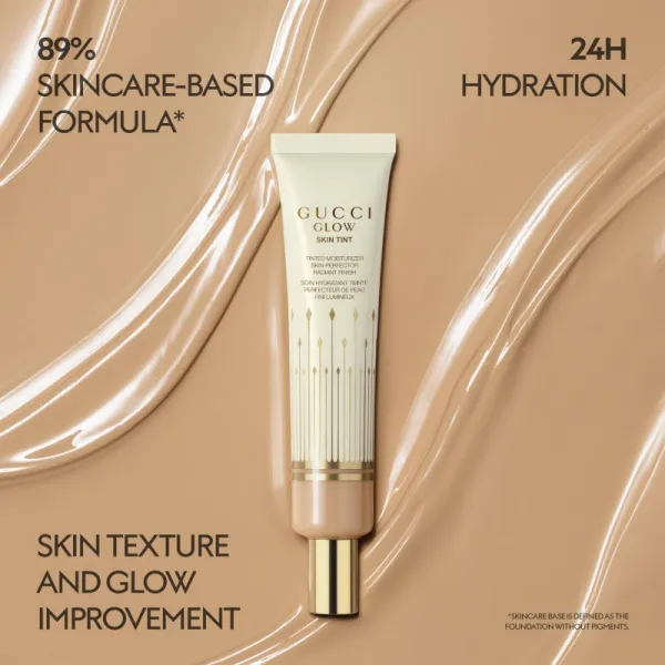 Gucci Gucci Beauty Glow Skin Tint Moisturizer hydratačný tónovací krém odtieň 24 40 ml