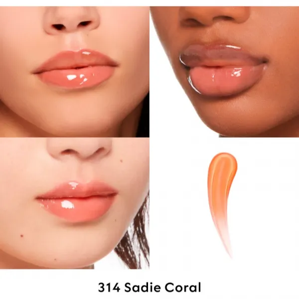 Gucci Gucci Beauty Gloss à Lèvres lesk na pery pre väčší objem odtieň 314 Sadie Coral 6.5 ml