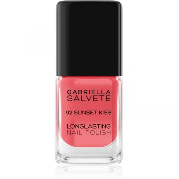 Gabriella Salvete Longlasting Enamel dlhotrvajúci lak na nechty s vysokým leskom odtieň 92 Sunset Kiss 11 ml