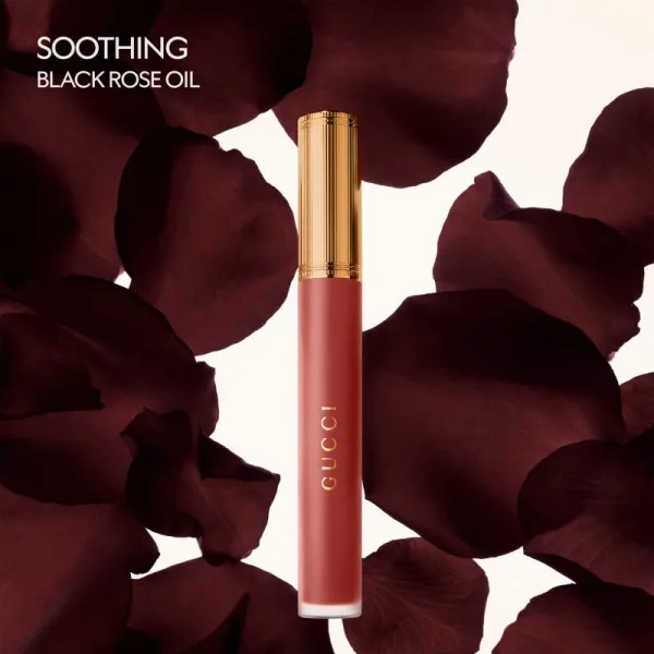 Gucci Gucci Beauty Rouge à Lèvres Matte Lipstick matný tekutý rúž odtieň 505 Janet Rust 6.5 ml