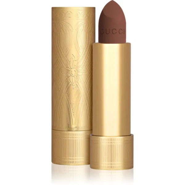 Gucci Gucci Beauty Rouge à Lèvres Matte Lipstick matný rúž odtieň 123 Auroral Amber 3.5 g