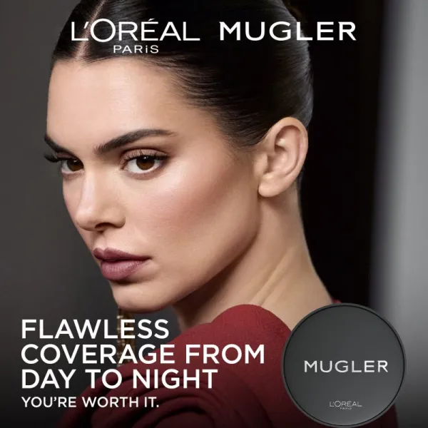 L’Oréal Paris x Mugler dlhotrvajúci kompaktný make-up pre plné krytie odtieň Illusion 6 / Rich Medium 23 ml