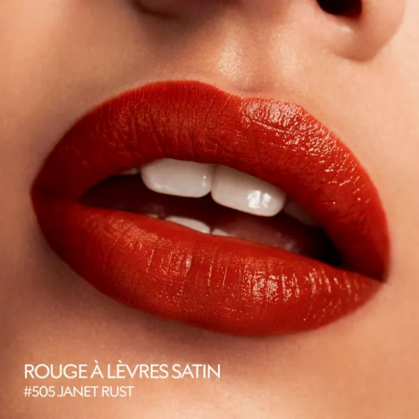 Gucci Gucci Beauty Rouge à Lèvres Satin Lipstick saténový rúž odtieň 505 Janet Rust 3.5 g