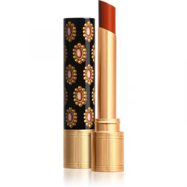 Gucci Gucci Beauty Rouge de Beauté Brillant hydratačný rúž odtieň 308 Lucy Dark Orange 1.8 g