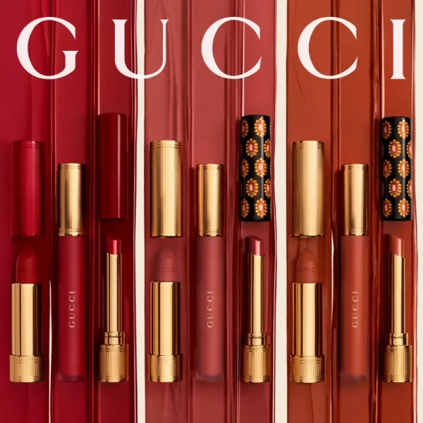 Gucci Gucci Beauty Rouge à Lèvres Matte Lipstick matný tekutý rúž odtieň 505 Janet Rust 6.5 ml