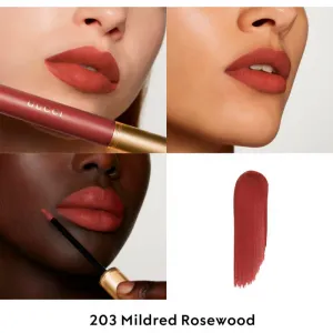 Gucci Gucci Beauty Rouge à Lèvres Matte Lipstick matný tekutý rúž odtieň 203 Mildred Rosewood 6.5 ml