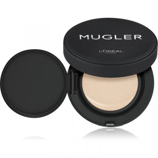 L’Oréal Paris x Mugler dlhotrvajúci kompaktný make-up pre plné krytie odtieň 01 Very Light / Illusion 1 23 ml