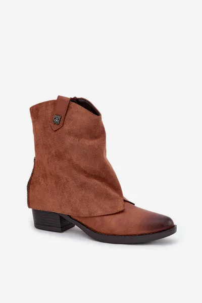 Boto Izolované Kavalírky Na Opätku Camel Sylvette