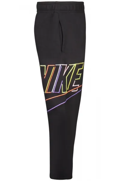 Detské čierne tepláky s logom