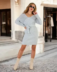 Resti Women's sweater dress with binding
