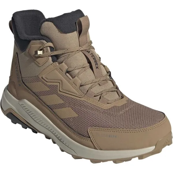 adidas TERREX ANYLANDER CLIMAWARM + Pánska zateplená voľnočasová obuv, hnedá, veľkosť 44