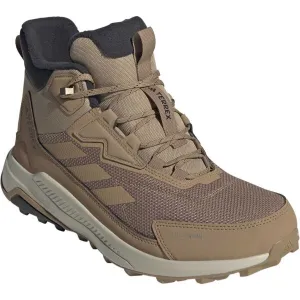 adidas TERREX ANYLANDER CLIMAWARM + Pánska zateplená voľnočasová obuv, hnedá, veľkosť 44