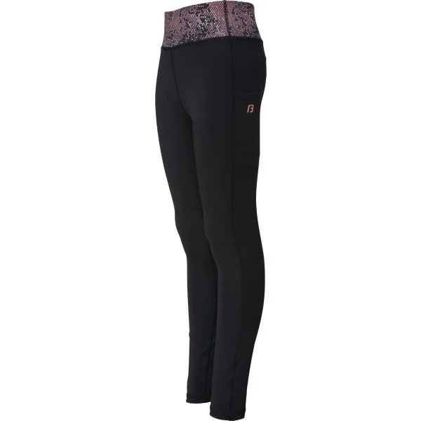 Fitforce ZANDALKA Dievčenské fitness legíny, čierna, veľkosť 128-134