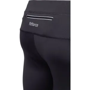Fitforce RAPIOS Pánske bežecké legíny, čierna, veľkosť