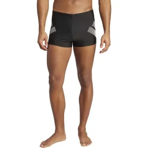 adidas BIG BARS BOXER Pánske plavky, čierna, veľkosť