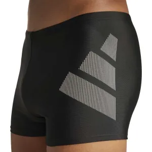 adidas BIG BARS BOXER Pánske plavky, čierna, veľkosť