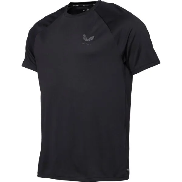CASTORE SS T-SHIRT Športové pánske tričko, čierna, veľkosť