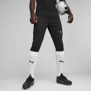 Puma TEAMFINAL TRAINING 3/4 PANTS Pánske futbalové 3/4 elastické nohavice, čierna, veľkosť
