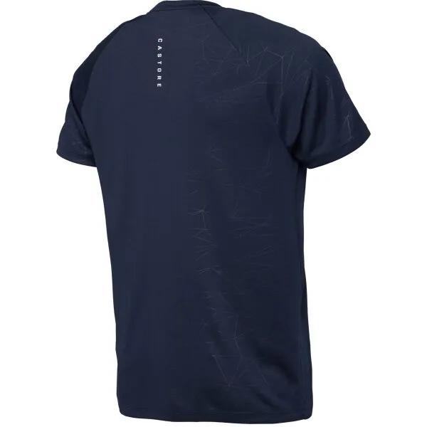 CASTORE AOP SS T-SHIRT Pánske športové tričko, tmavo modrá, veľkosť
