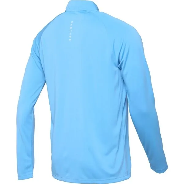 CASTORE 1/4 ZIP LS TOP Pánska športová mikina, svetlomodrá, veľkosť