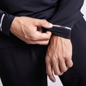 PROGRESS PREDICT Pánske športové tričko, čierna, veľkosť