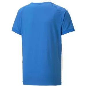 Puma TEAMCUP JERSEY JR Detské futbalové tričko, modrá, veľkosť