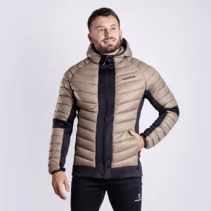 PROGRESS VICHREN Pánska hybridná bunda, hnedá, veľkosť