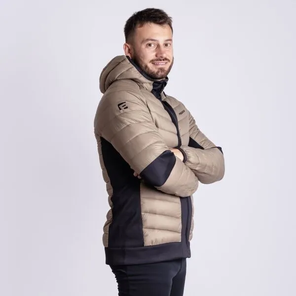 PROGRESS VICHREN Pánska hybridná bunda, hnedá, veľkosť