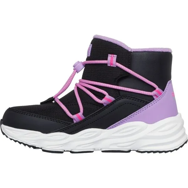 Skechers TURBO TREAD Detská zimná obuv, čierna, veľkosť